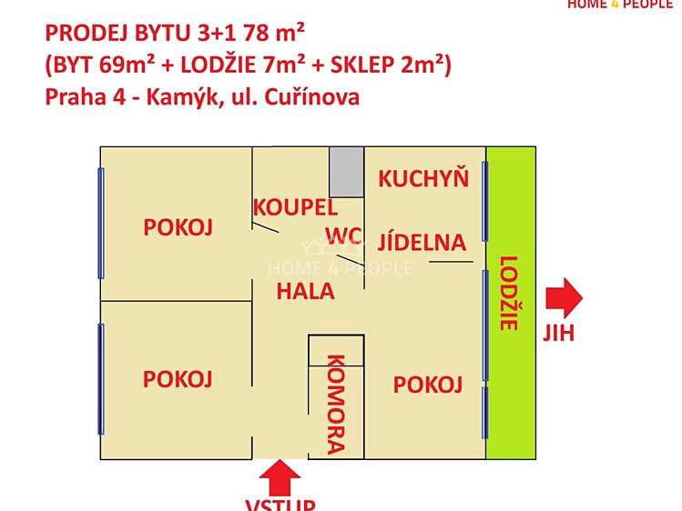 Prodej bytu 3+1, 78 m² (4 z 22)