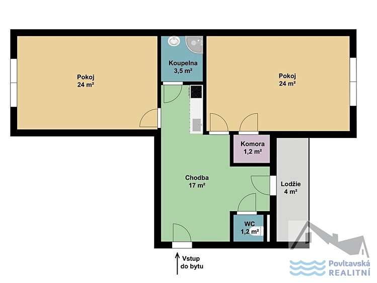 Prodej bytu 2+kk, 71 m² (3 z 19)