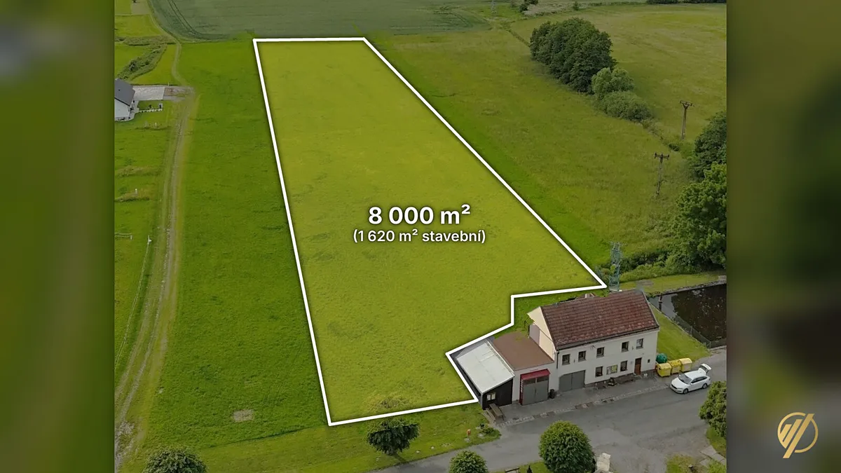 Prodej stavebního pozemku 8000 m²