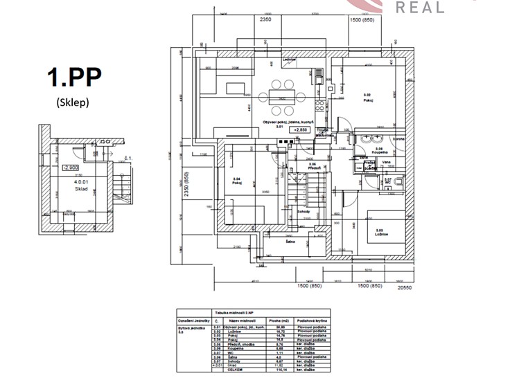 Квартира 4+kk на продаж, 115 м² (7 з 19)