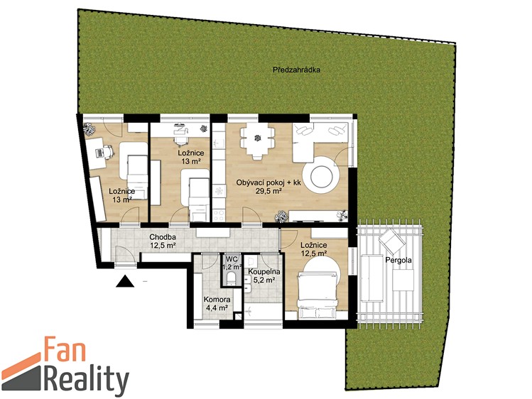Wohnung 4+kk zum Kauf, 91 m² (12 von 15)