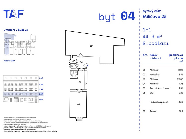 Prodej bytu 1+1, 46 m² (14 z 15)