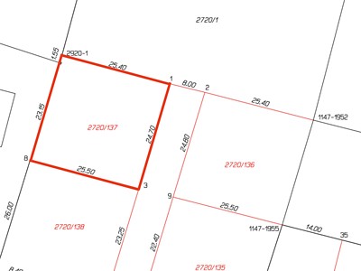 Prodej pozemku, 628 m² (2 z 3)