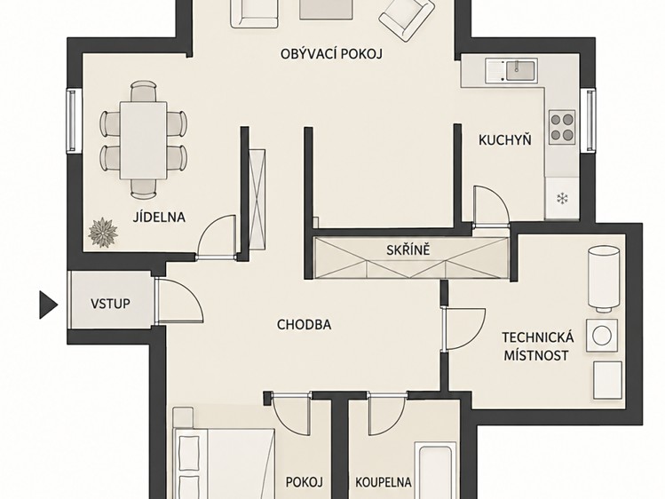 Pronájem domu, 69 m² (10 z 11)