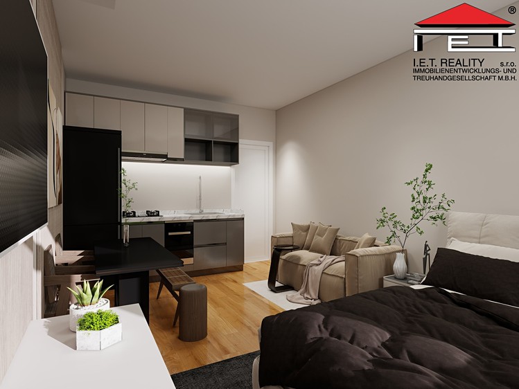 Квартира 1+kk на продаж, 39 м² (2 з 11)