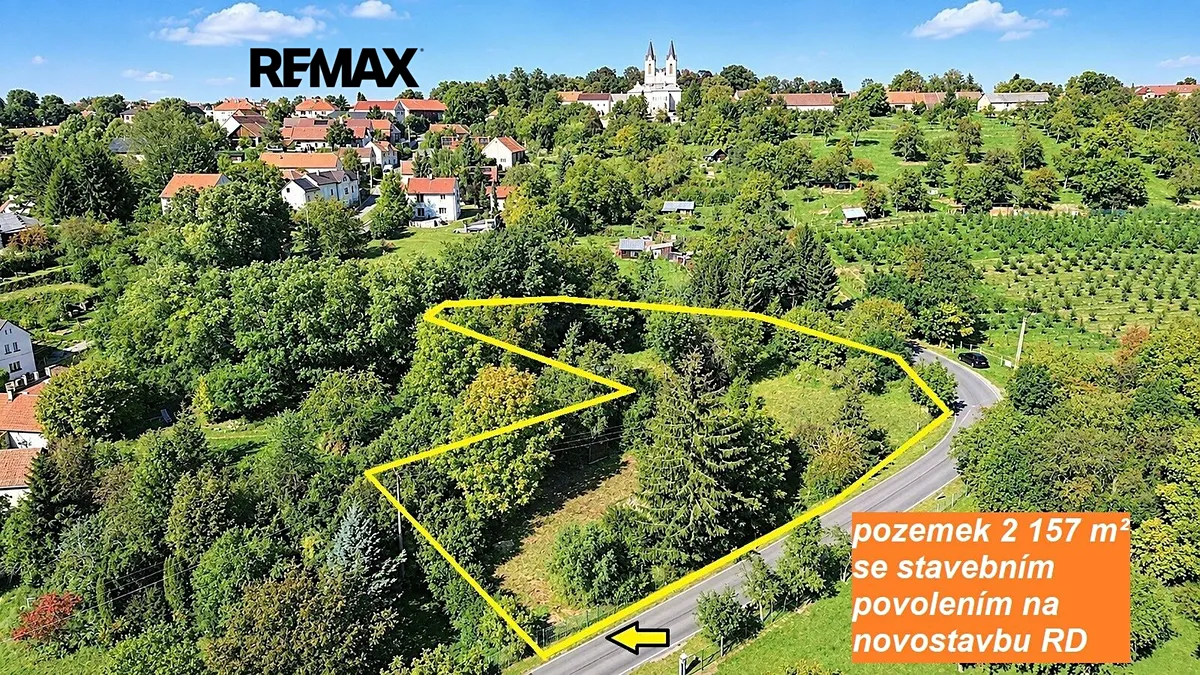 Prodej stavebního pozemku 2157 m²
