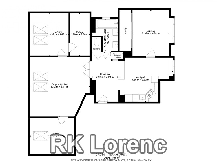 Wohnung 4+1 zum Kauf, 96 m² (21 von 23)