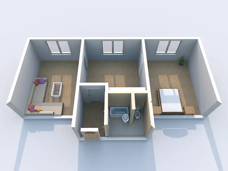 Pronájem bytu 2+1 51 m², Ústí nad Labem – náhled fotky 1