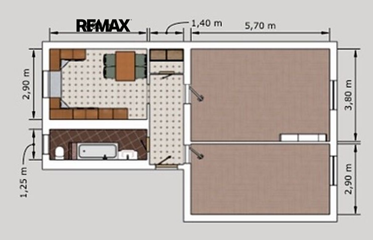 Wohnung 2+1 zur Miete, 56 m² (12 von 14)