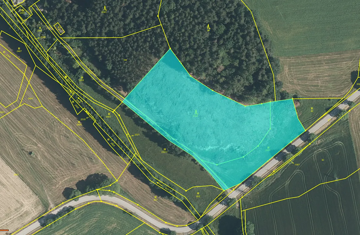 Prodej lesa 11015 m²