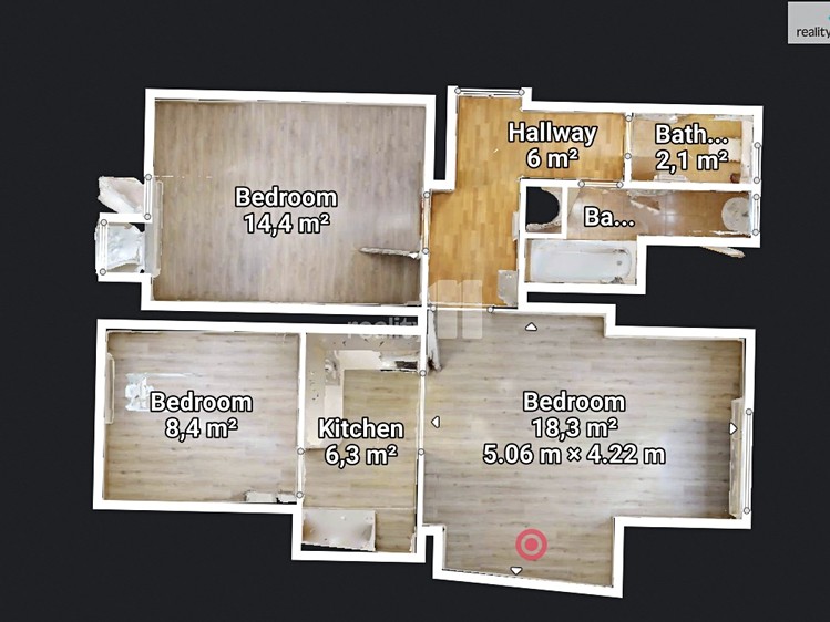 Prodej bytu 3+kk, 59 m² (11 z 19)