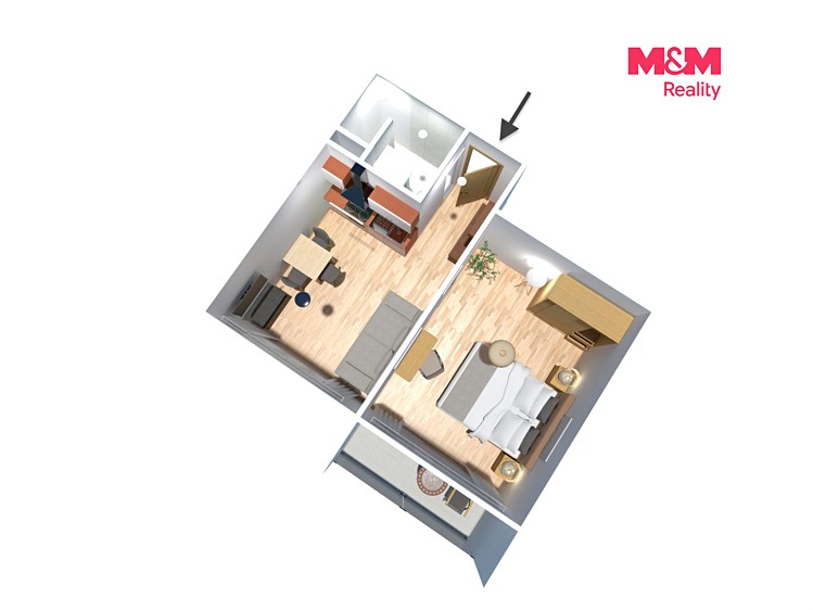 Квартира 1+1 на продаж, 37 м² (16 з 18)