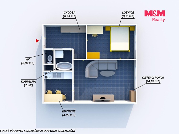 Wohnung 2+kk zum Kauf, 39 m² (16 von 17)