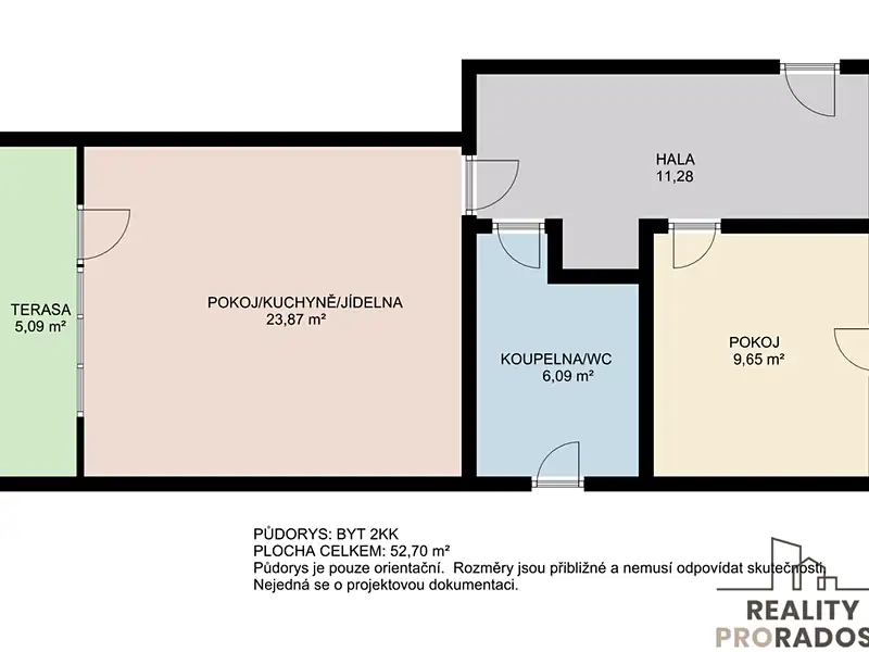 Prodej bytu 2+kk 52 m², Havlíčkův Brod – náhled fotky 2