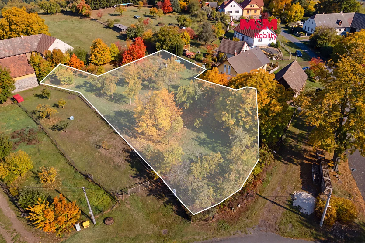 Prodej stavebního pozemku 1337 m²