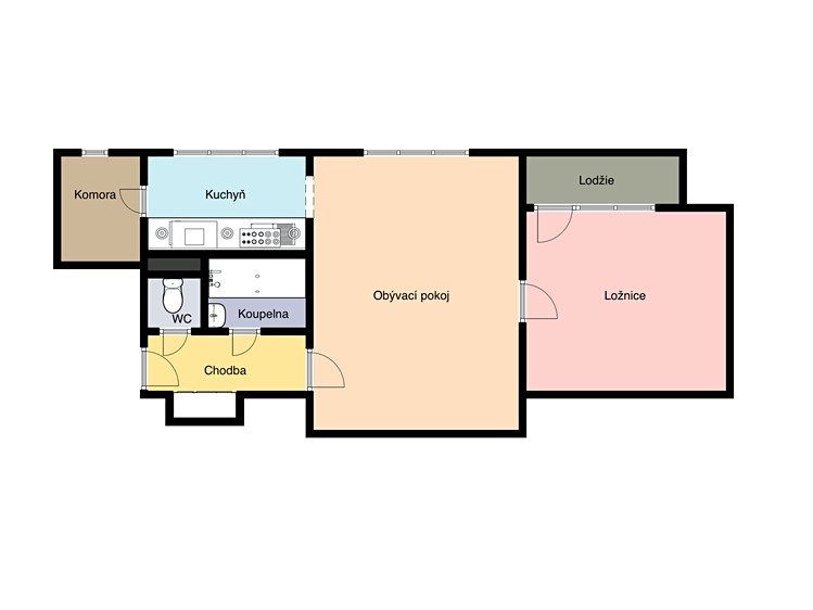 Wohnung 2+1 zur Miete, 52 m² (9 von 25)