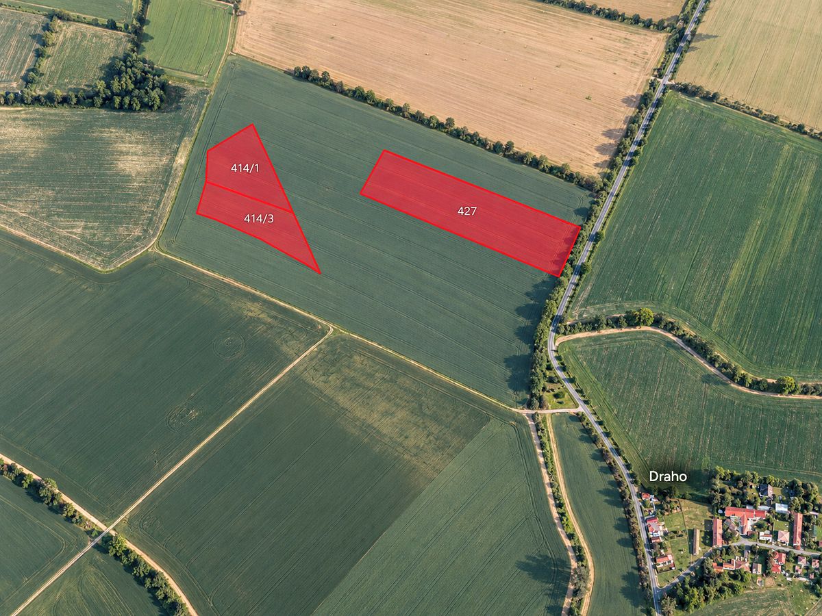 Prodej pole 87385 m², Chleby – fotka 1 z 3
