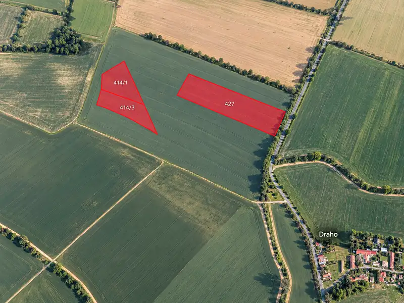 Prodej pole 87385 m², Chleby – náhled fotky 1