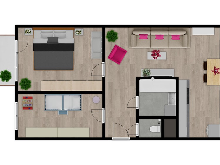 Квартира 3+kk в оренду, 64 м² (23 з 25)