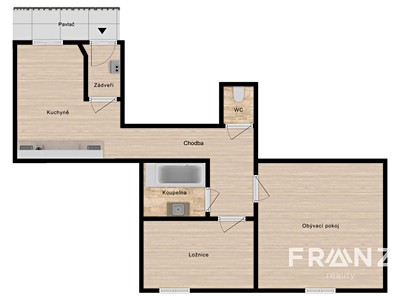 Квартира 2+1 в оренду, 65 м² (2 з 22)
