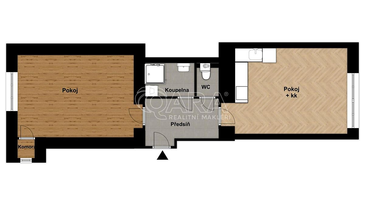 Pronájem bytu 2+kk 48 m² – fotografie 3