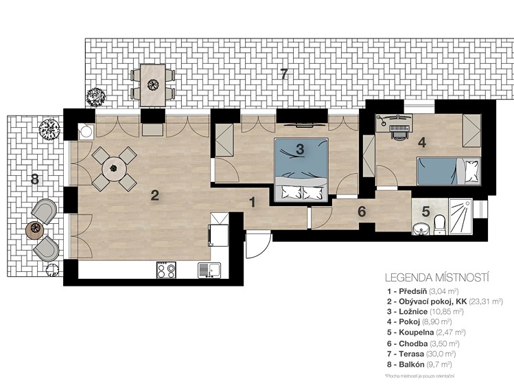Prodej bytu 3+kk, 98 m² (30 z 30)
