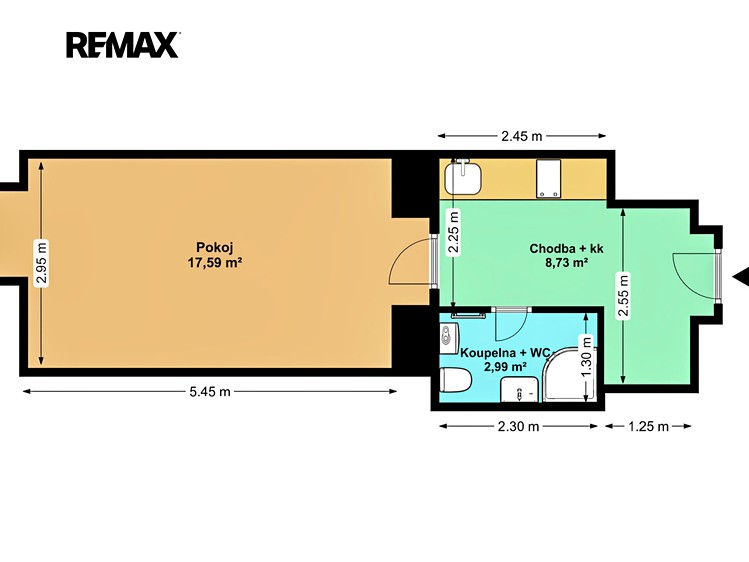 Wohnung 1+kk zum Kauf, 31 m² (5 von 22)