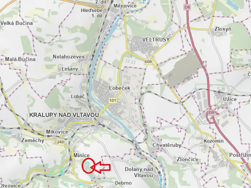 Prodej lesa 559 m², Kralupy nad Vltavou – náhled fotky 3