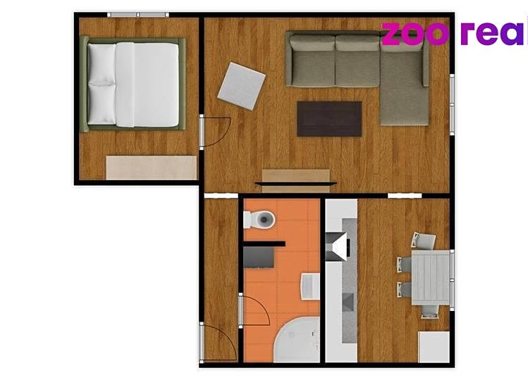 Квартира 2+1 в оренду, 41 м² (4 з 16)