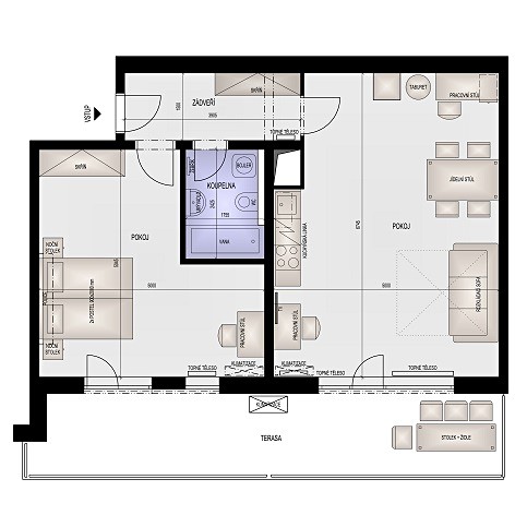 Квартира 2+kk на продаж, 65 м² (4 з 30)