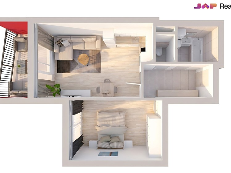 Квартира 2+kk на продаж, 50 м² (6 з 22)