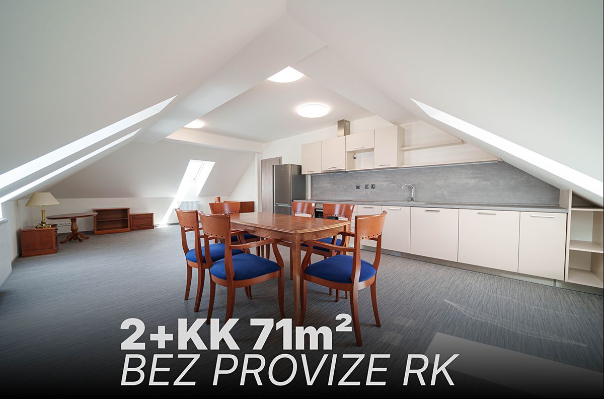 Pronájem bytu 2+kk 71 m²