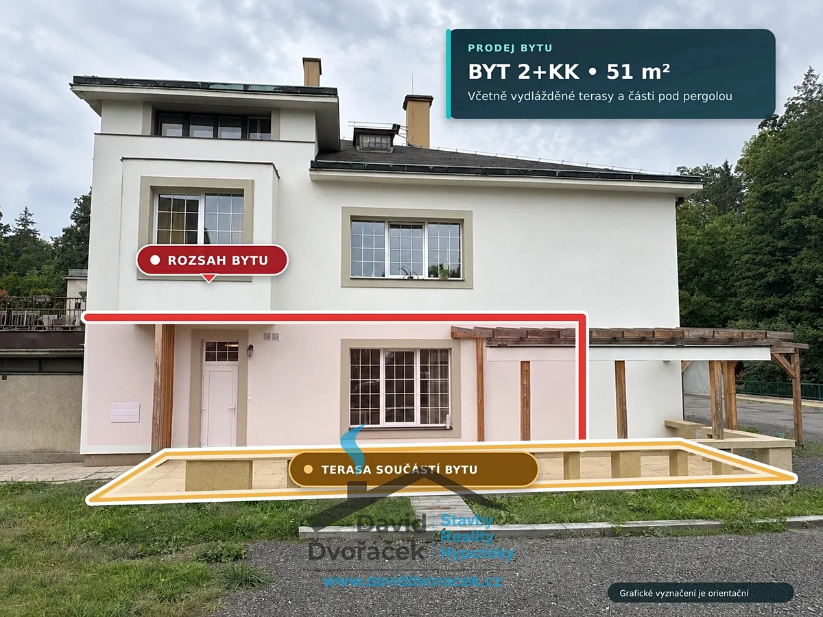 Prodej bytu 2+kk 51 m²