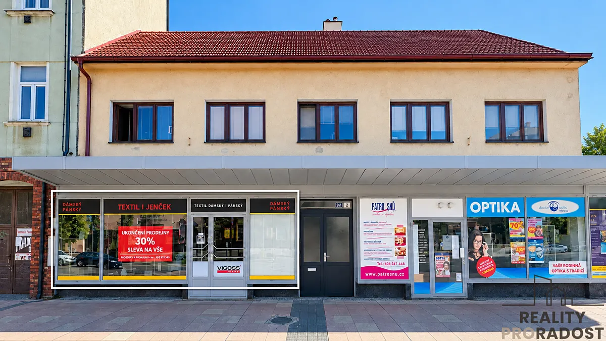 Pronájem obchodního prostoru 121 m²