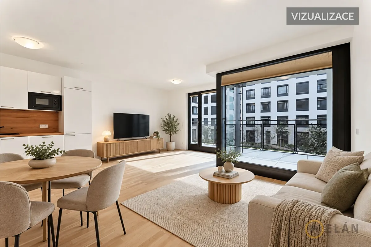 Pronájem bytu 1+kk 43 m²