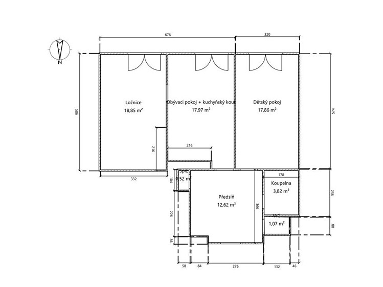 Квартира 2+kk на продаж, 73 м² (29 з 29)