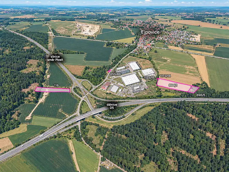 Prodej pole 15894 m², Ejpovice – náhled fotky 1
