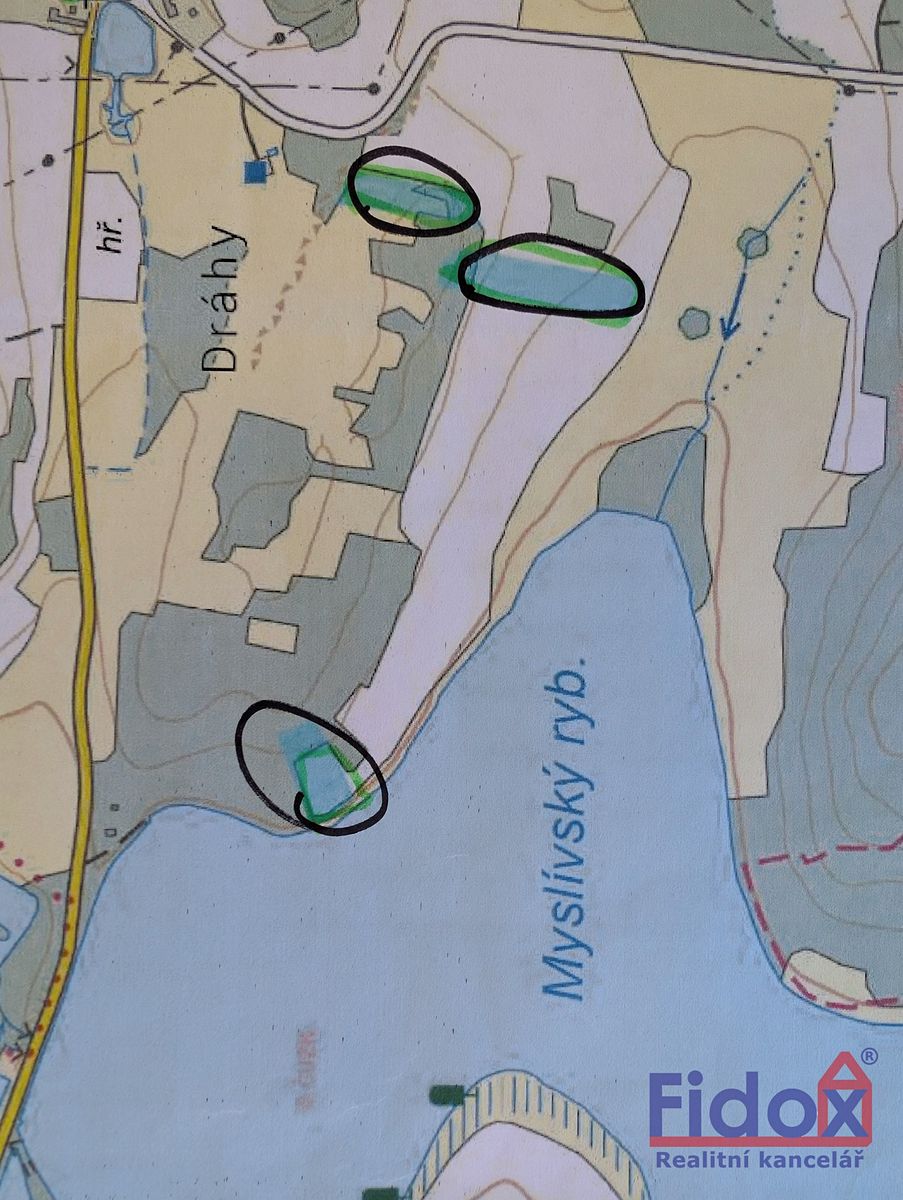Prodej pole 21625 m², Myslív – fotka 1 z 3