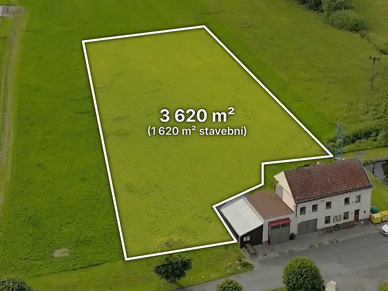 Prodej stavebního pozemku 3620 m², Podhradí – náhled fotky 1