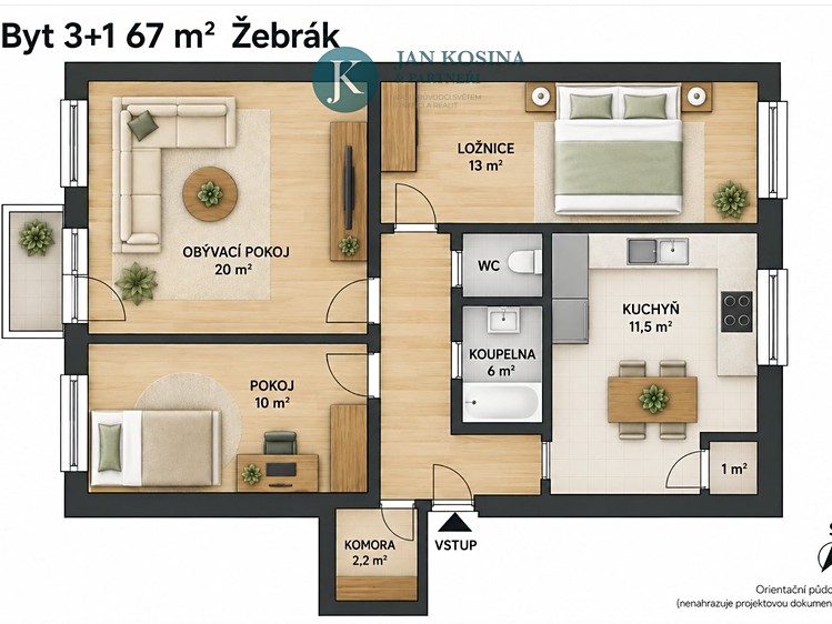 Prodej bytu 3+1, 67 m² (7 z 19)