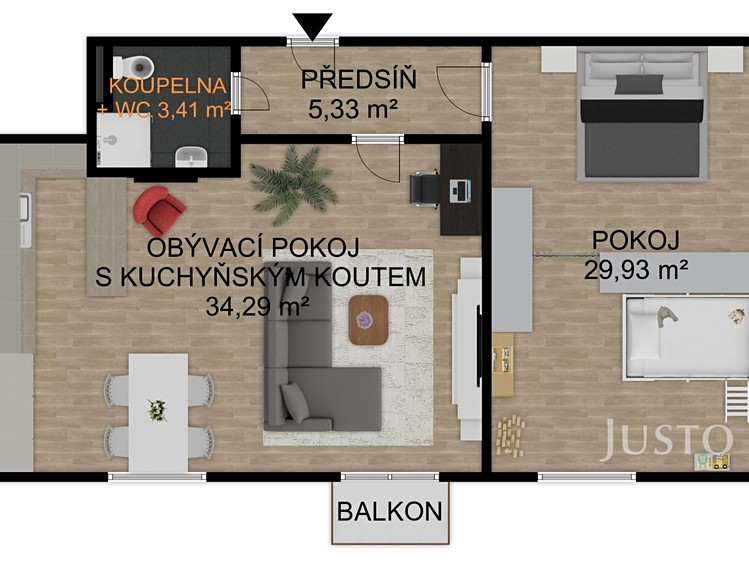 Prodej bytu 2+kk, 72 m² (5 z 28)