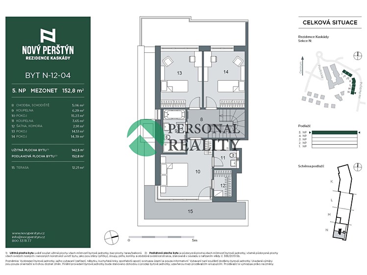 Квартира 5+kk в оренду, 153 м² (7 з 44)