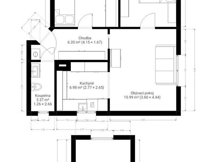 Prodej bytu 3+kk, 57 m² (25 z 25)