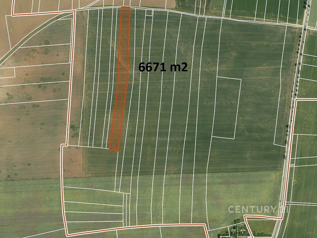 Prodej pole 6671 m²