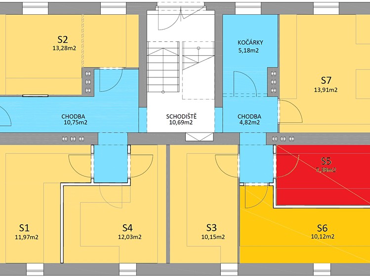 Prodej bytu 2+1, 51 m² (36 z 40)