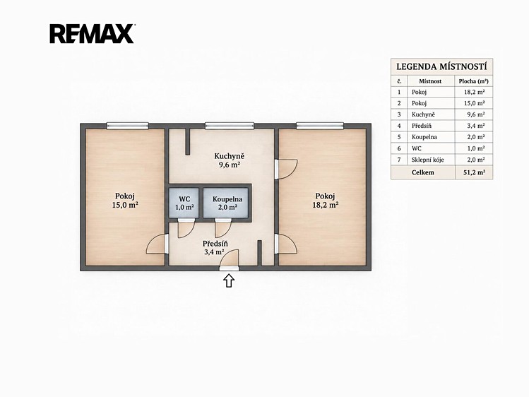 Wohnung 2+1 zum Kauf, 49 m² (2 von 20)