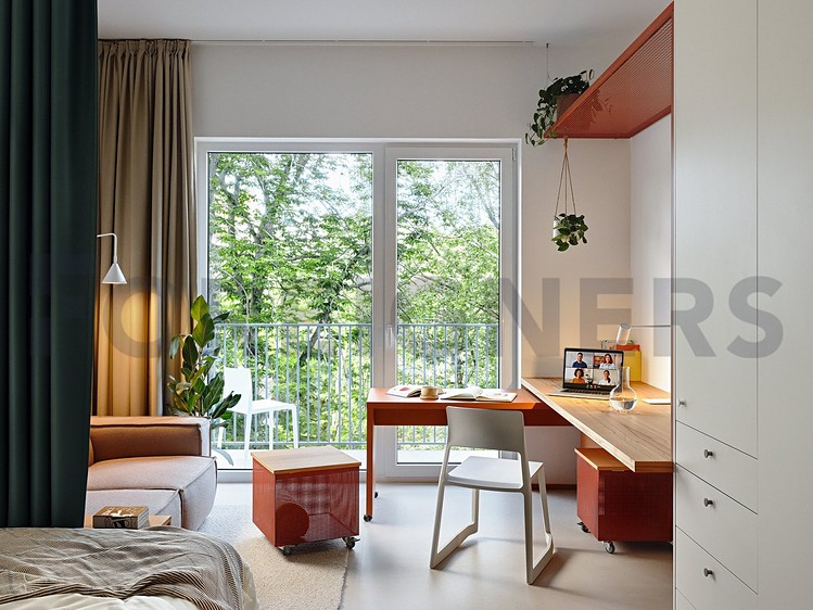 Квартира 1+kk в оренду, 27 м² (6 з 20)