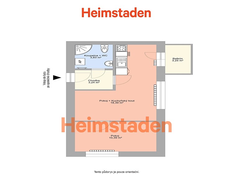Wohnung 2+kk zur Miete, 36 m² (10 von 10)
