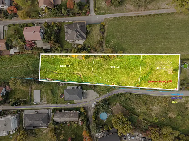 Prodej stavebního pozemku 901 m², Ludgeřovice – náhled fotky 2