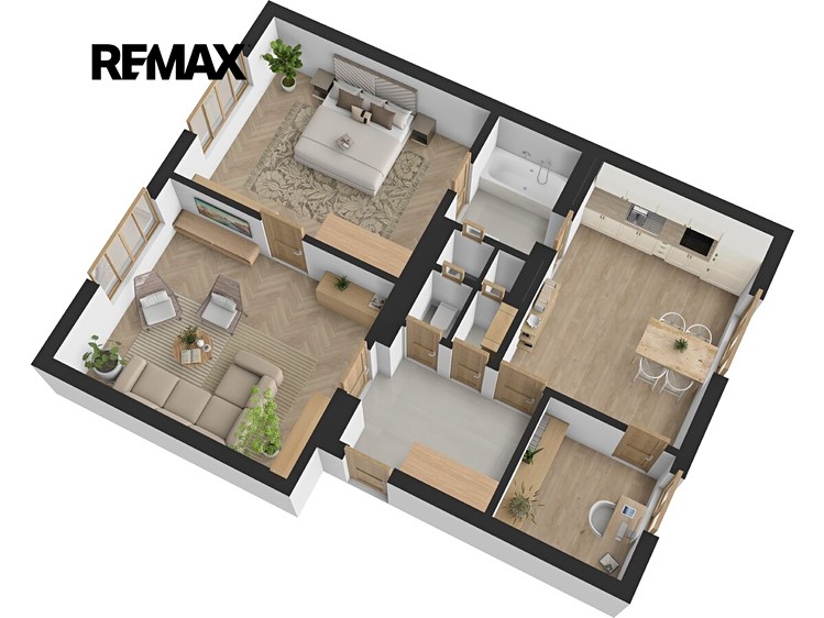 Квартира 3+kk в оренду, 78 м² (2 з 26)
